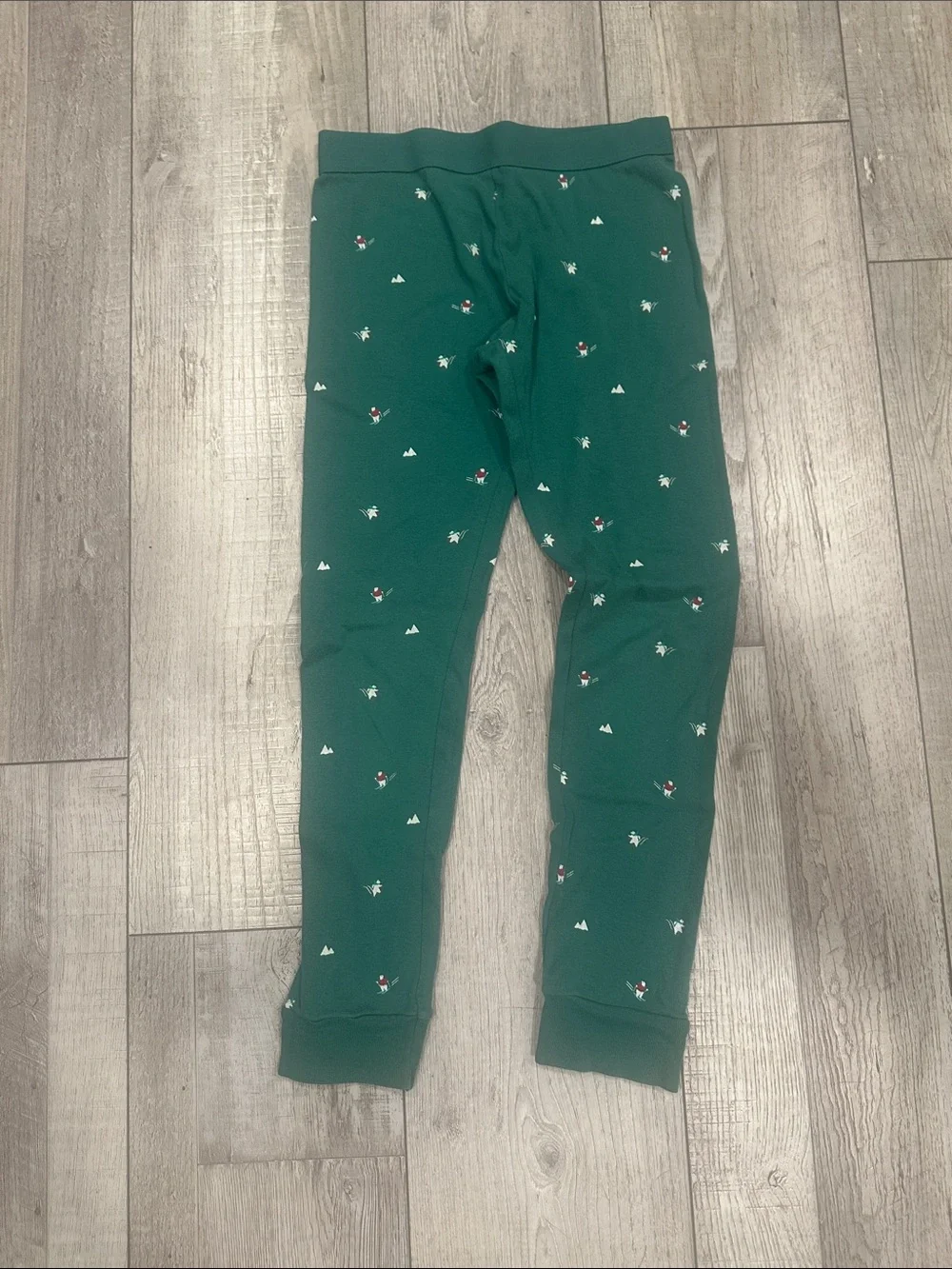 Wondershop Green Kids Pajama Set with Tiny White and Red Accents
